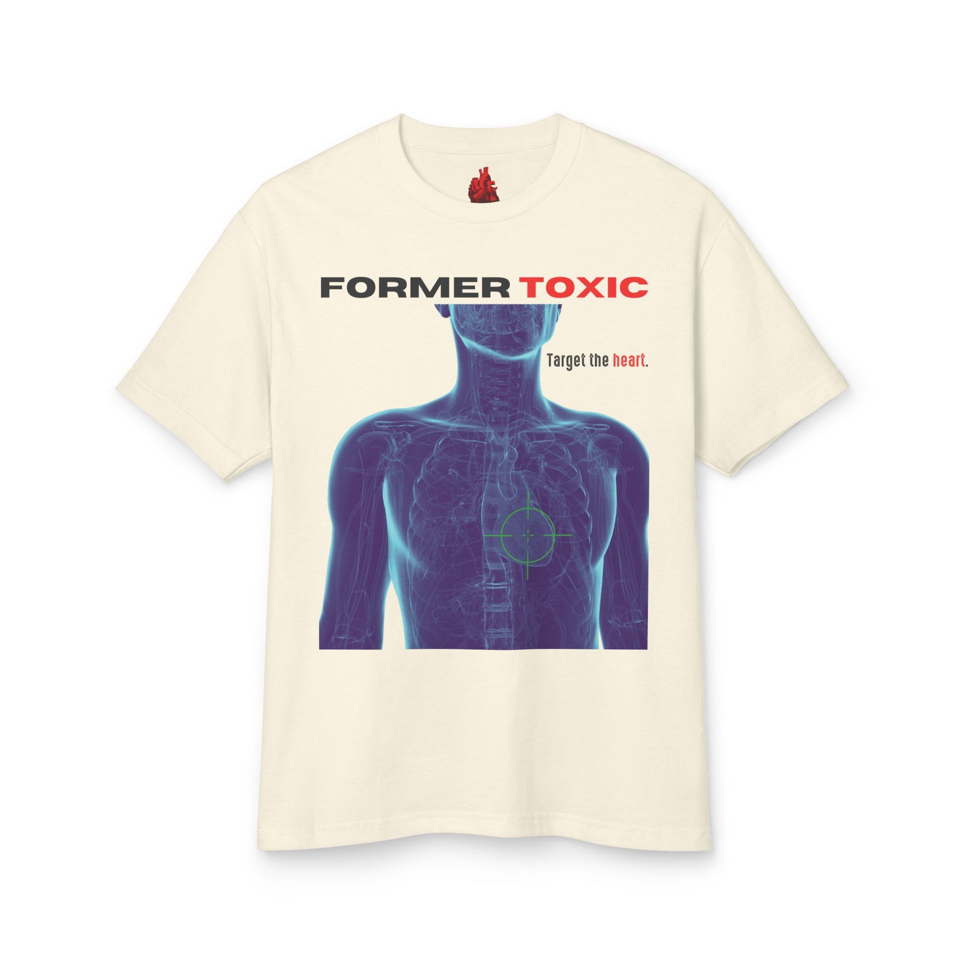 Targeted Heart Blue Colorway Graphic Tee