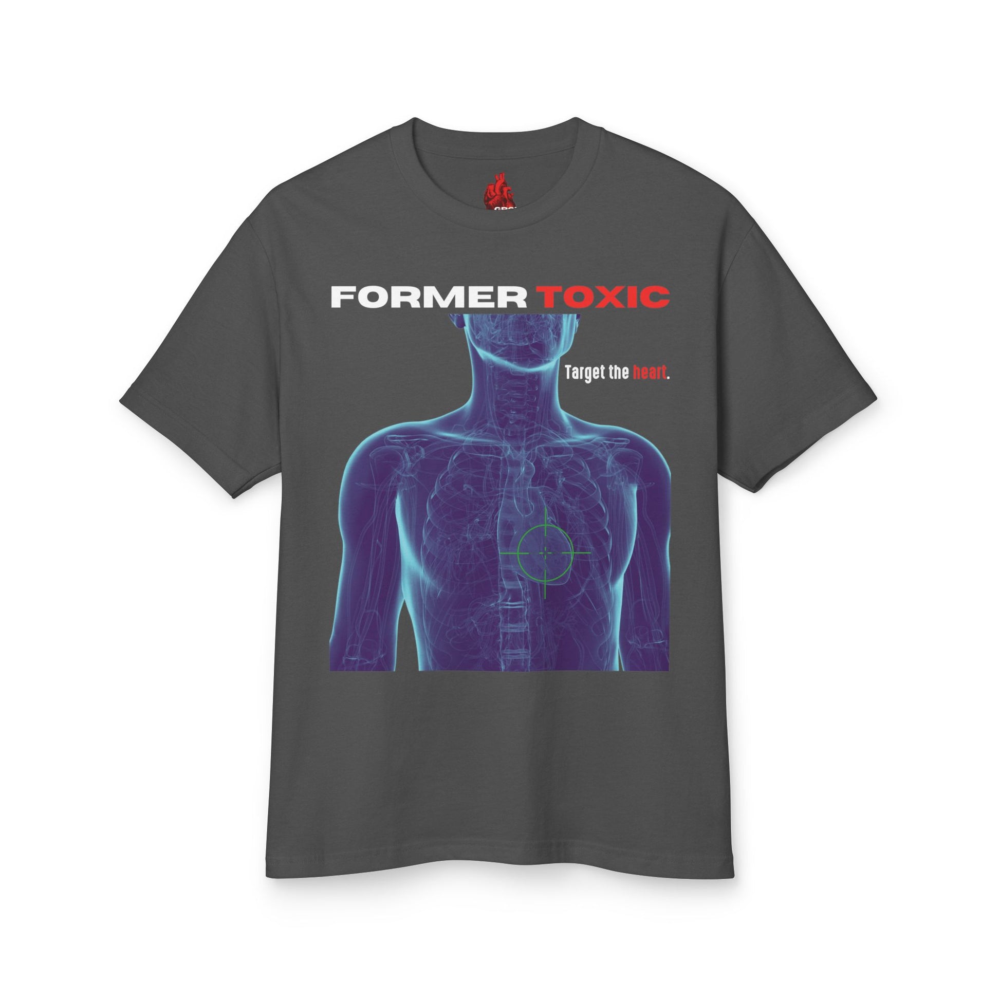 Targeted Heart Blue Colorway Graphic Tee